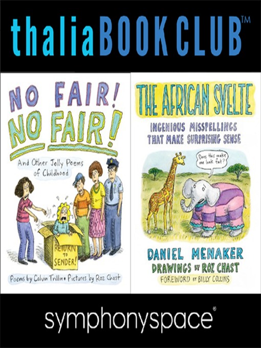 Title details for Thalia Book Club: Chast! Menaker! Trillin! by Roz Chast - Available